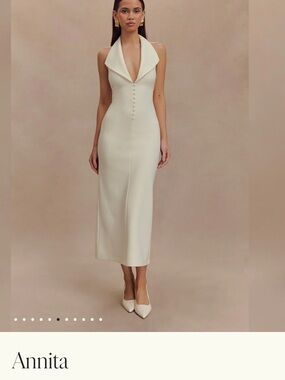 Meshki Halter Midi Dress